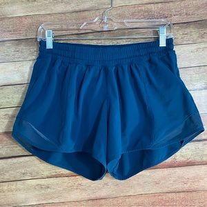 Blue/Green Lululemon Hotty Hot Shorts